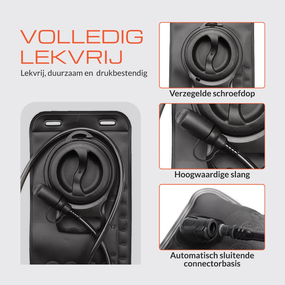 Reflecterend Hardloopvest met 2000ml Waterzak