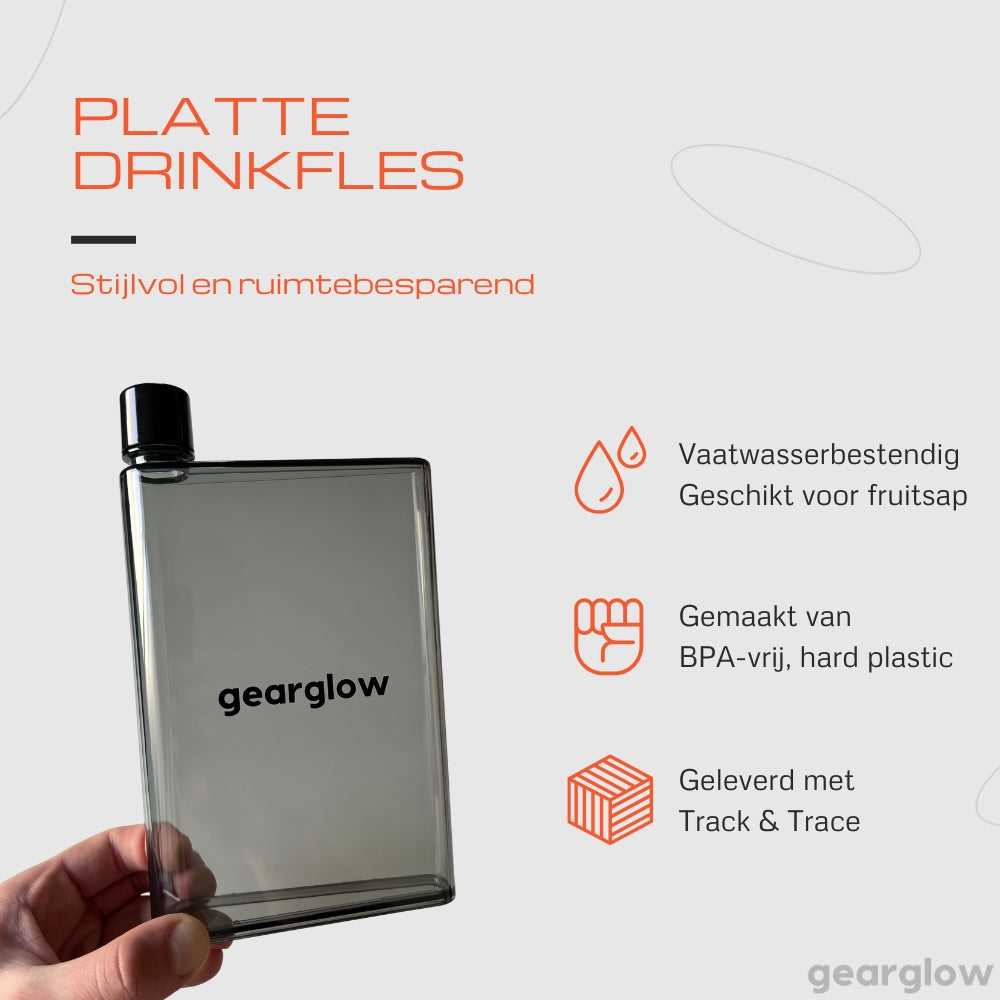 Plastic Heupfles 420 ml