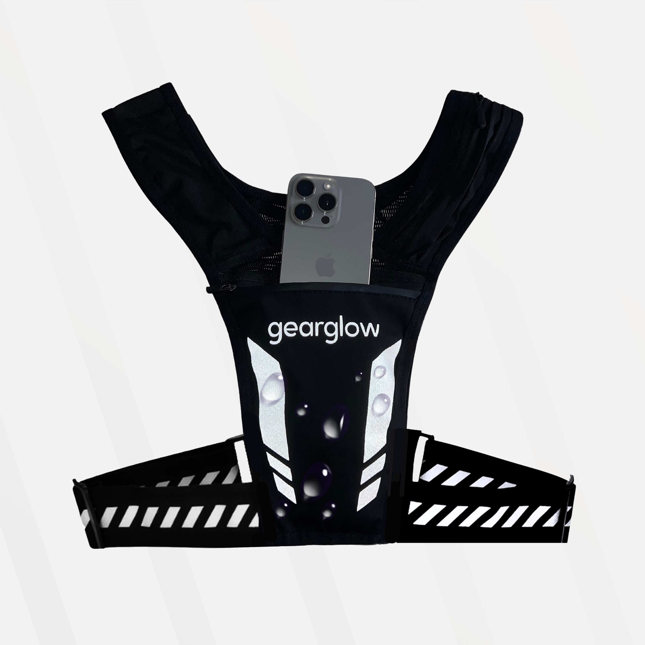Reflecterend Hardloopvest met Waterdichte Telefoonhouder
