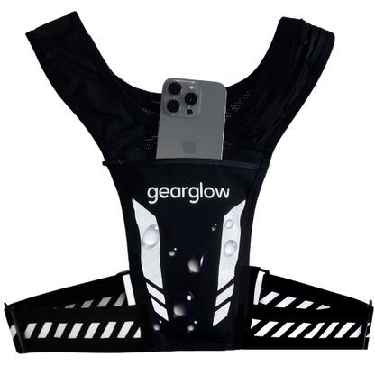 GearGlow® Waterdicht Reflecterend Hardloopvest - Zwart