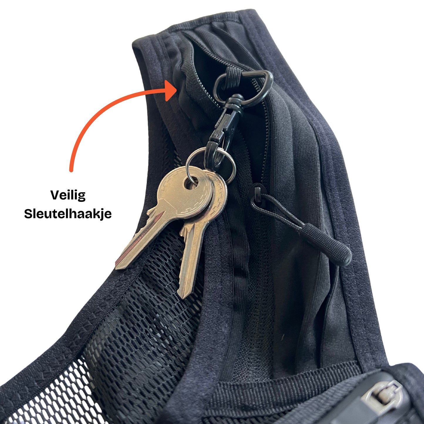 Reflecterend Hardloopvest met Waterdichte Telefoonhouder