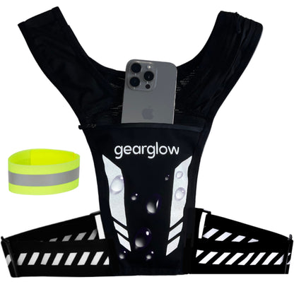 Reflecterend Hardloopvest met Waterdichte Telefoonhouder
