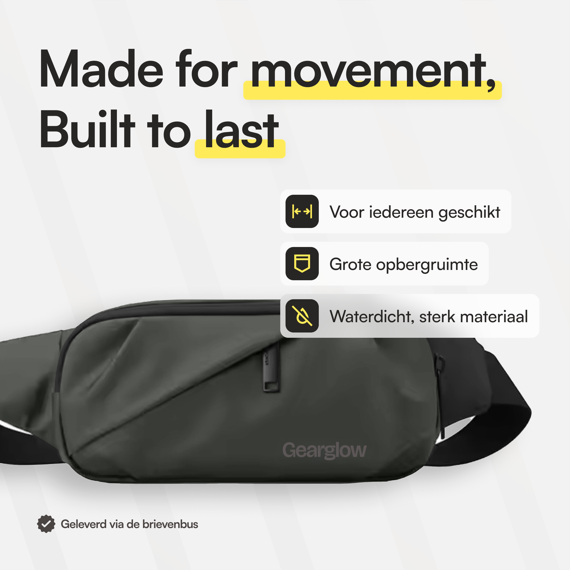 Heuptas - Unisex - Groen