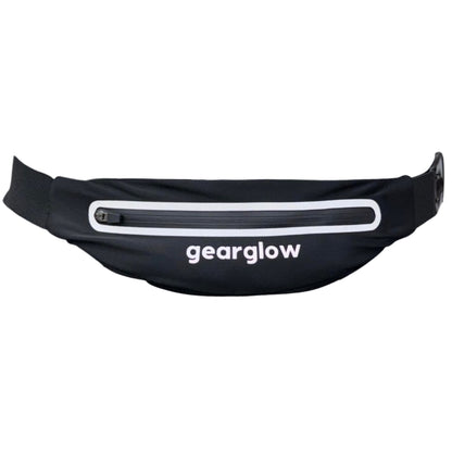 GearGlow® Reflecterende Hardloop Heupband - Zwart