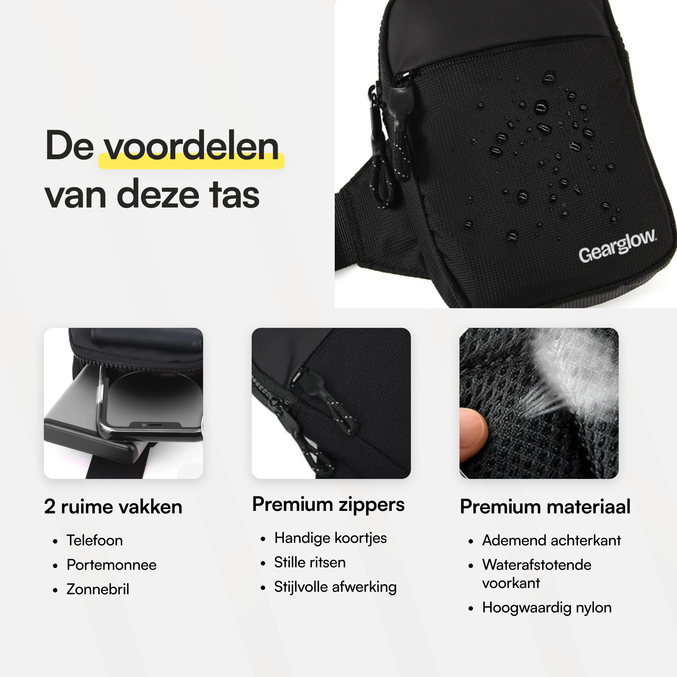 Sling Bag - Zwart