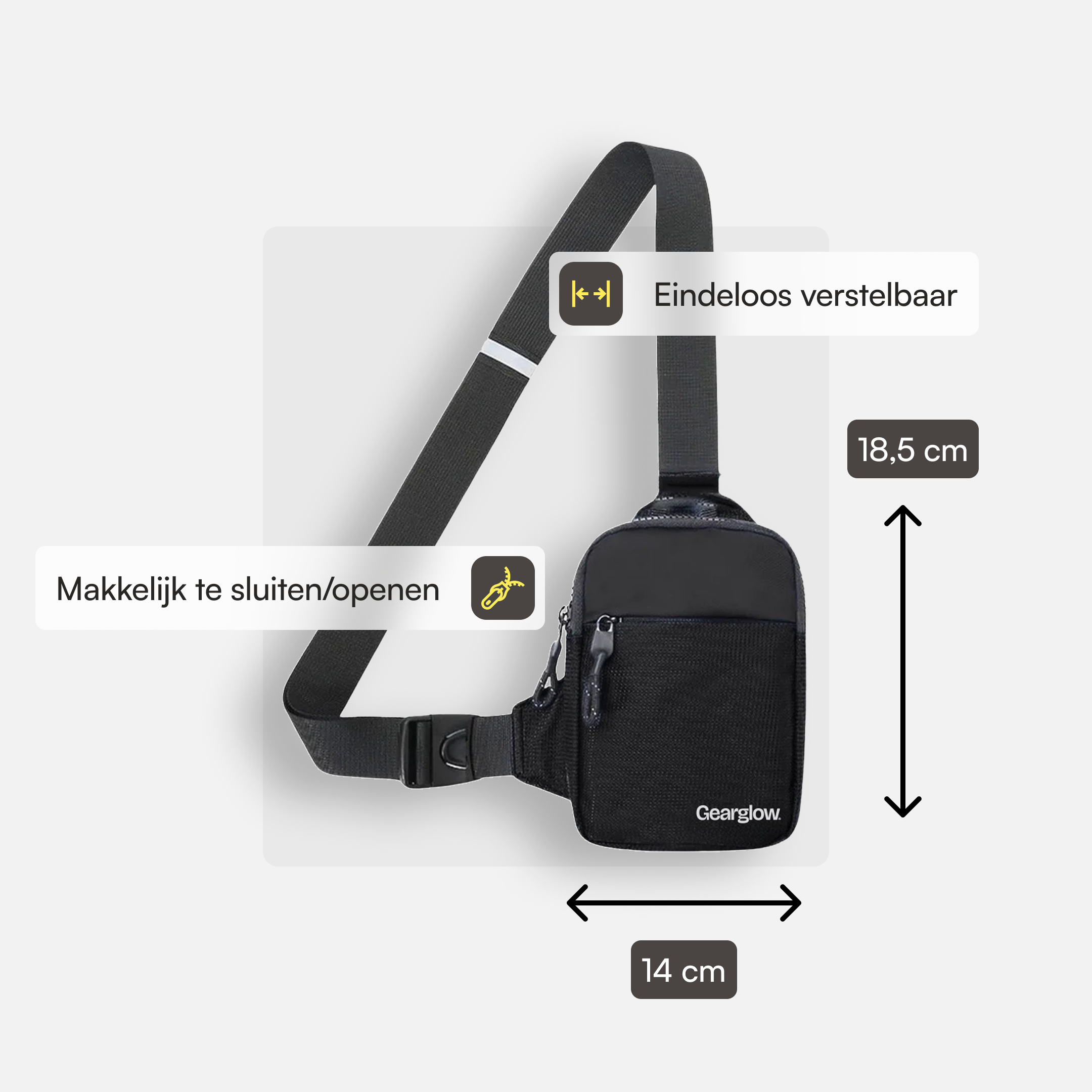 Sling Bag - Zwart