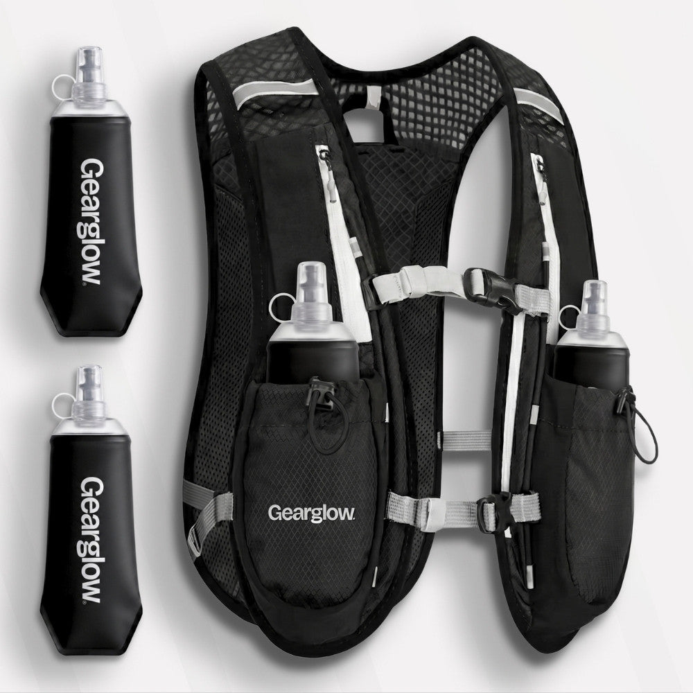 Hardloopvest met 2 Soft Flasks (500ml)