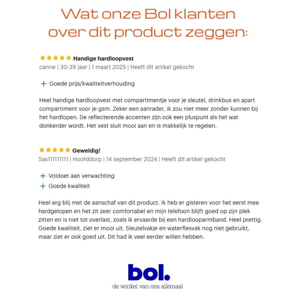 GearGlow Hardloopvest - Waterdicht