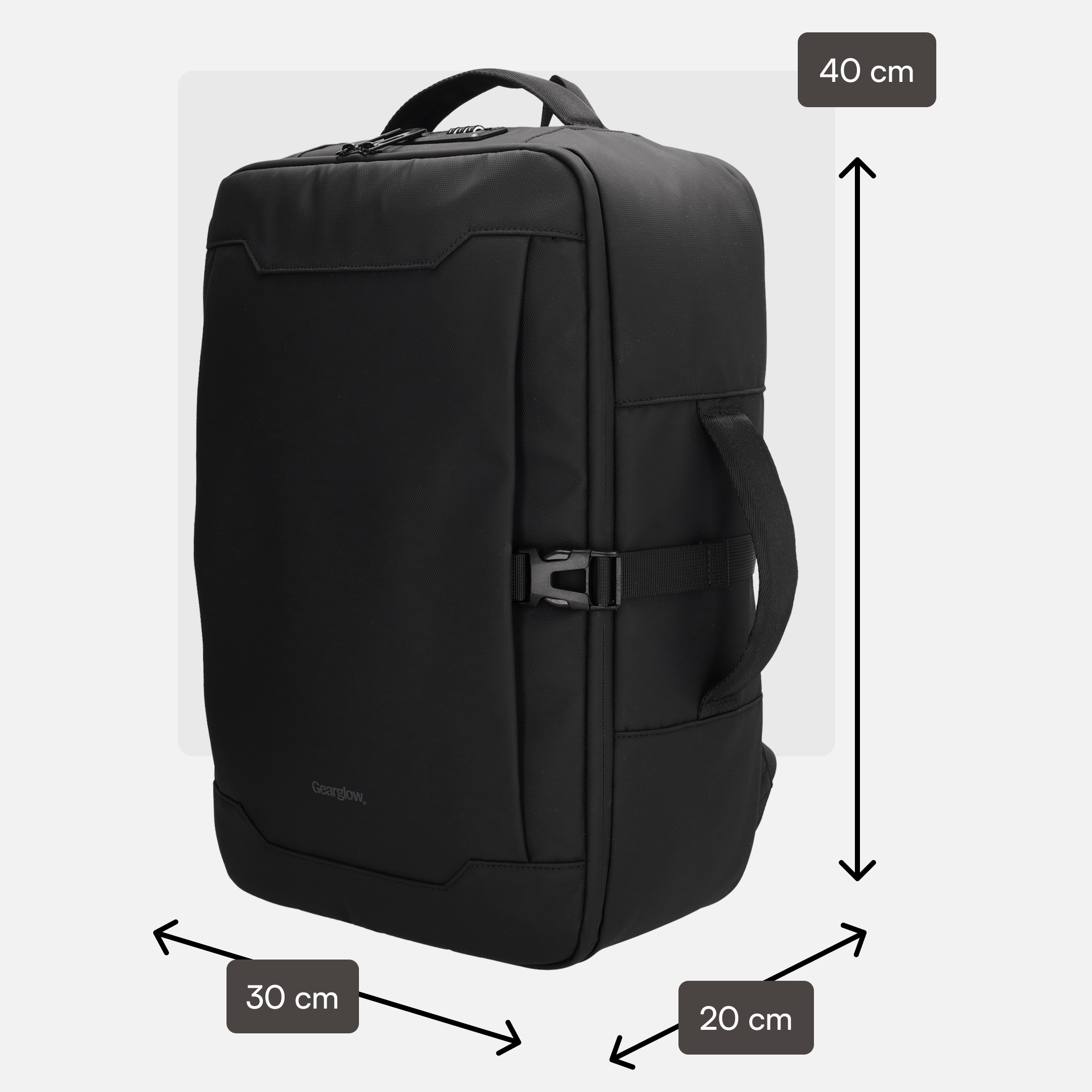 Handbagage Rugzak met Cijferslot