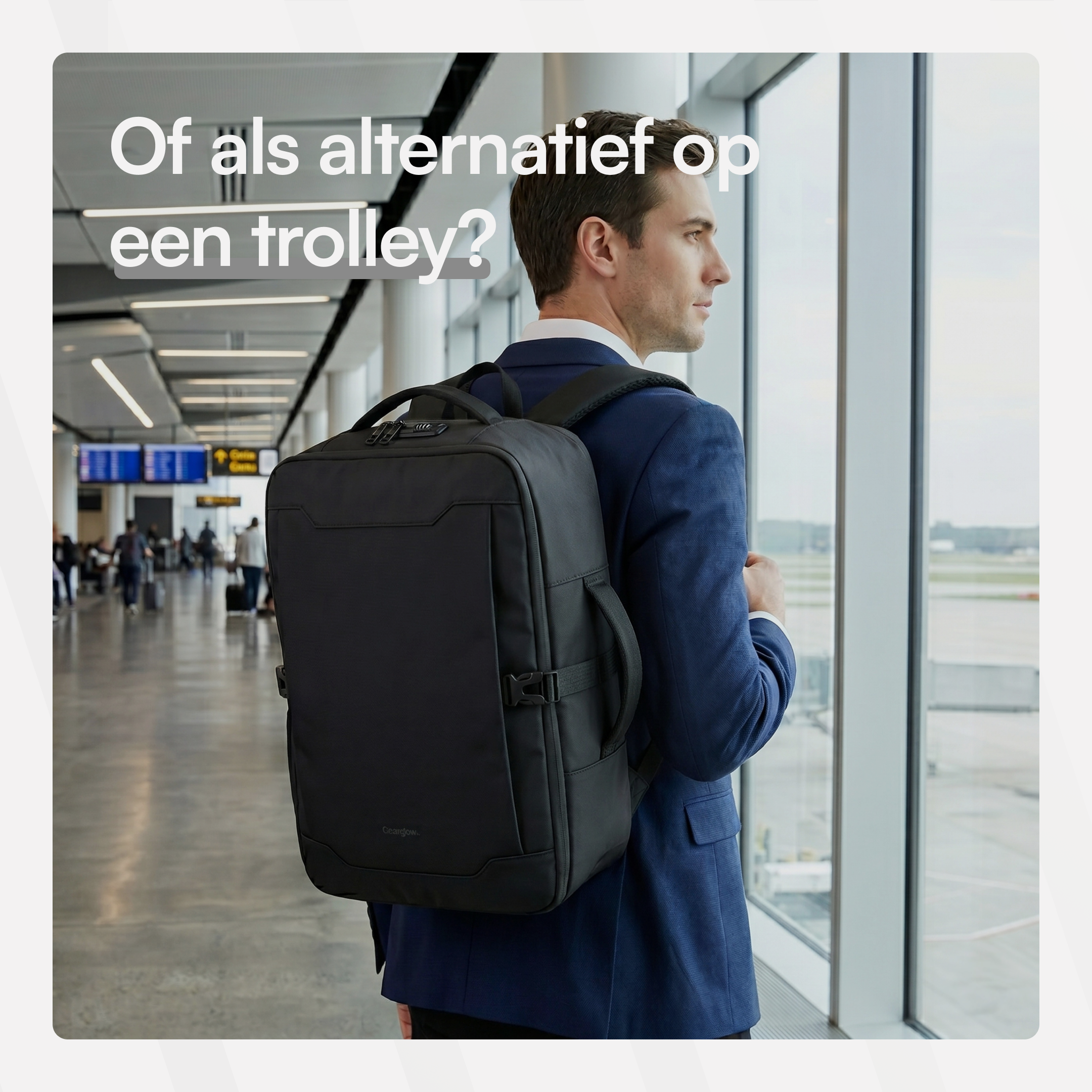 Handbagage Rugzak met Cijferslot