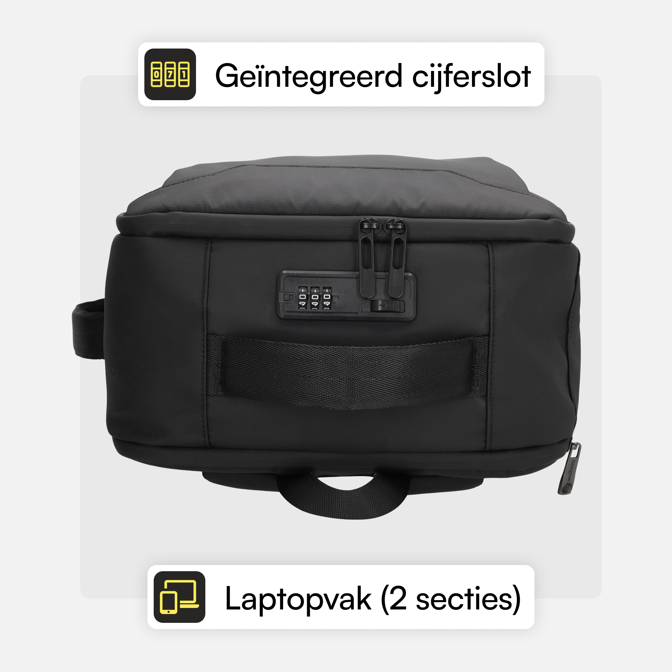 Handbagage Rugzak met Cijferslot